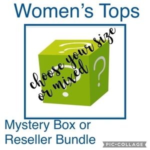 6 tops Mystery box reseller bundle tee cami blouse shirt sweater work casual